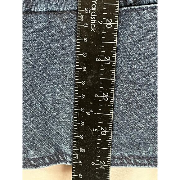 Talbots stretch denim button front jacket, size 20 - Picture 8 of 8